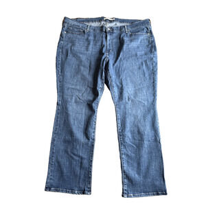 Levi’s Jeans 24W Short Blue High Rise Classic Straight Stretch Denim Plus